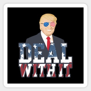 Deal With It Donald Trump Sticker